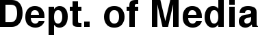 Dept. of Media Logo